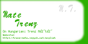 mate trenz business card